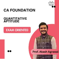 CA Foundation Maths (QA) (Exam Oriented) May 26 onwards Exams